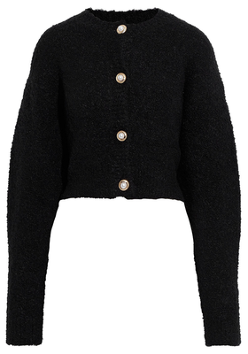 Lupin Cropped Boucle Cardigan from Rebecca Vallance