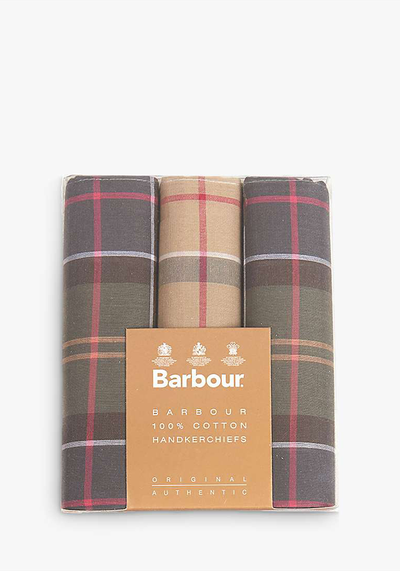 Tartan Check Cotton Handkerchiefs from Barbour