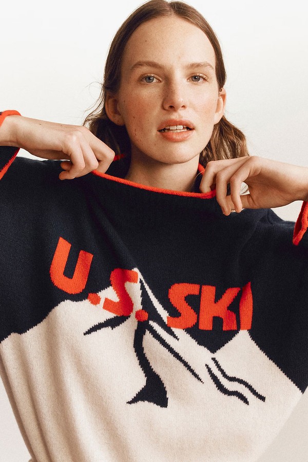 Graphic Rollneck™ Sweater from J.Crew x U.S. Ski & Snowboard