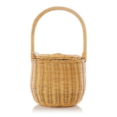 Wicker Basket from Maison De Nimes