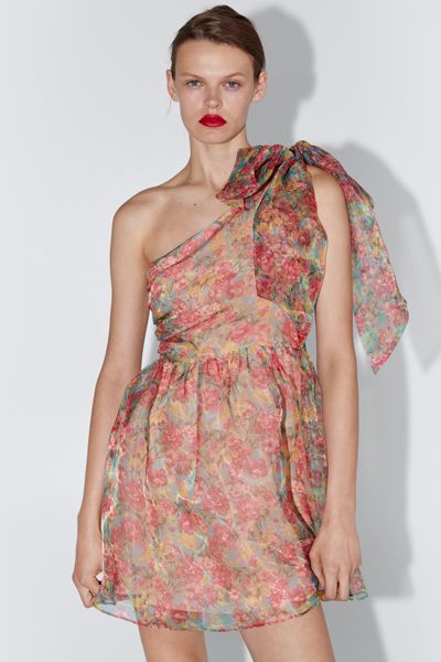 Asymmetric Organza Dress from Zara