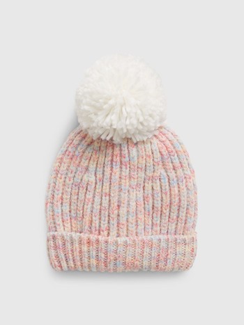 Kids Pompom Beanie