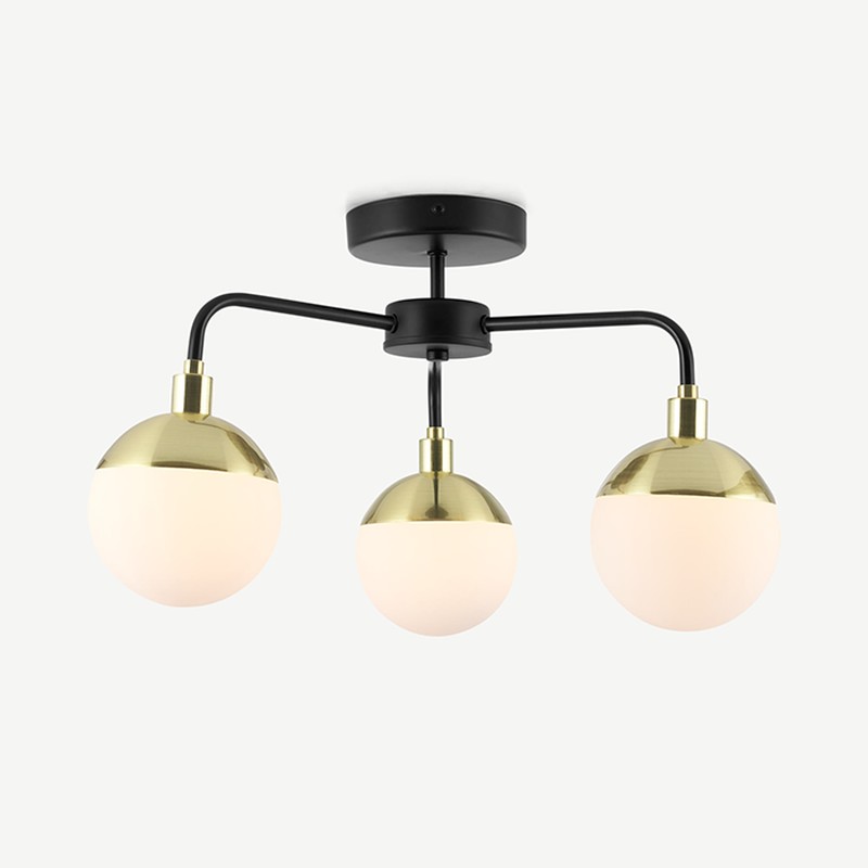 Siren Bathroom 3 Light Ceiling Lamp