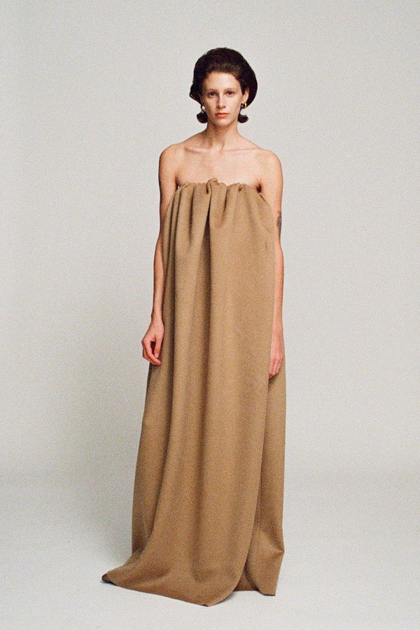 Olena Cashmere Bandeau Dress