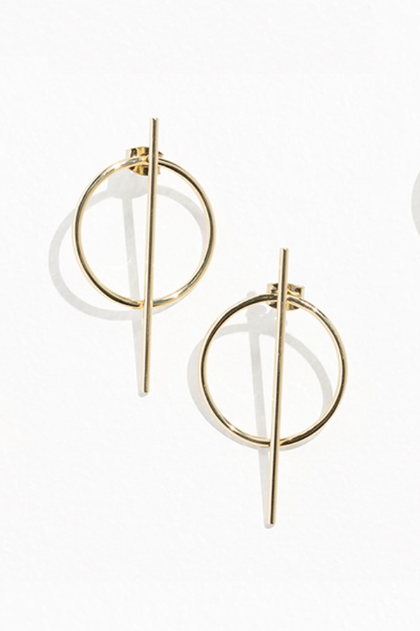 Hoop & Bar Earrings from & Other Stories