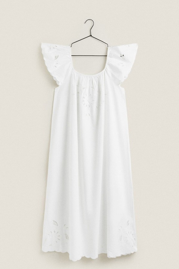 Embroidered Nightdress from Zara