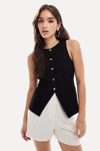 High Neck Waistcoat from ASOS