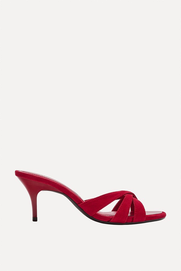 Leather High-Heel Sandals from Zara