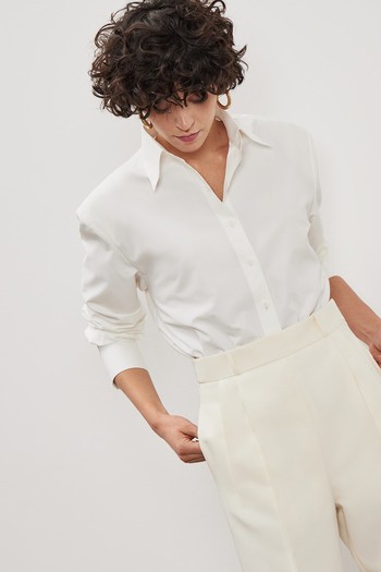 Anum Shoulder Padded Shirt