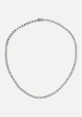 Silver-Tone Cubic Zirconia Necklace from Kenneth Jay Lane