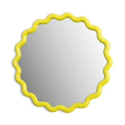 Yellow Zigzag Mirror from &Klevering