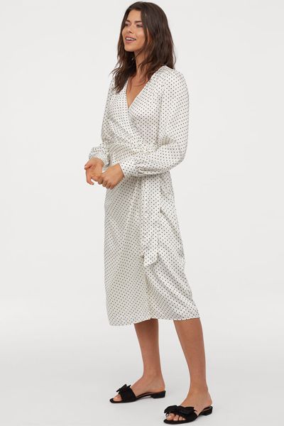 Calf-Length Wrap Dress from H&M