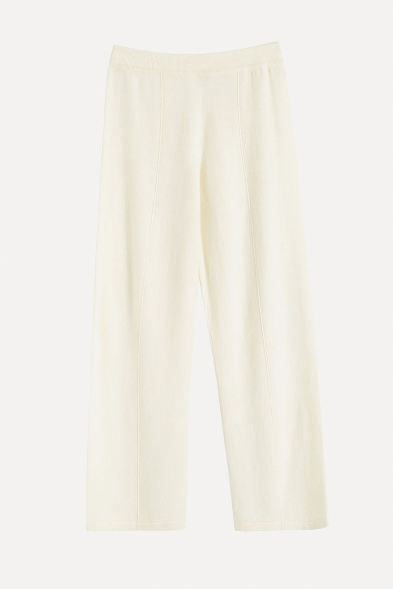 Wool-Cashmere Wide-Leg Track Pants from Chinti & Parker