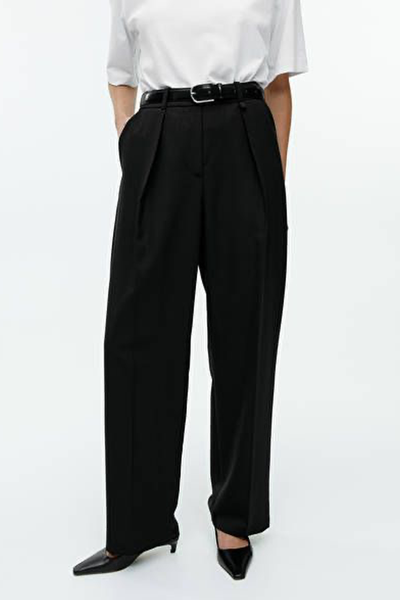 Wool Blend Twill Trousers  from ARKET