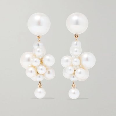 Botticelli 14-Karat Gold Pearl Earring from Sophie Bille Brahe