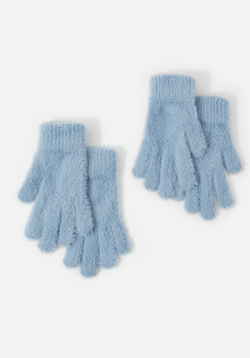 Fluffy Super-Stretchy Gloves Set Of Two from Accessorize