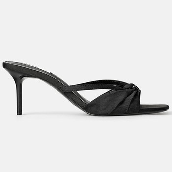 Pleated Mid-Heel Sandal from Zara