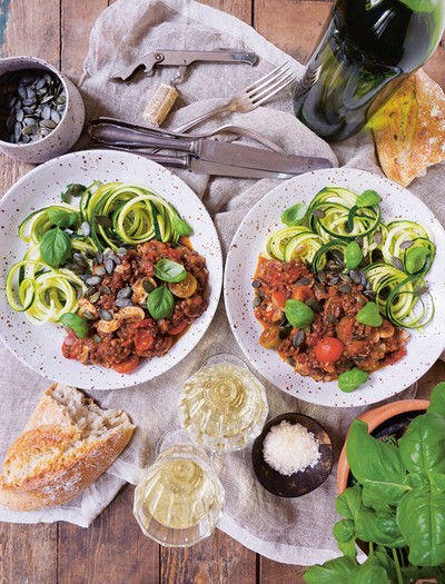 Veggie Courgetti Bolognese