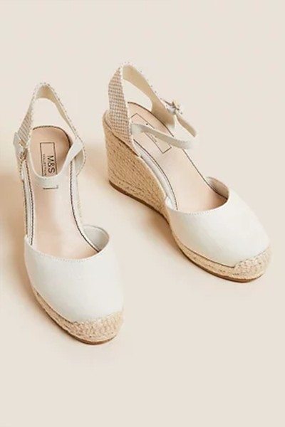 Ankle Strap Wedge Espadrilles