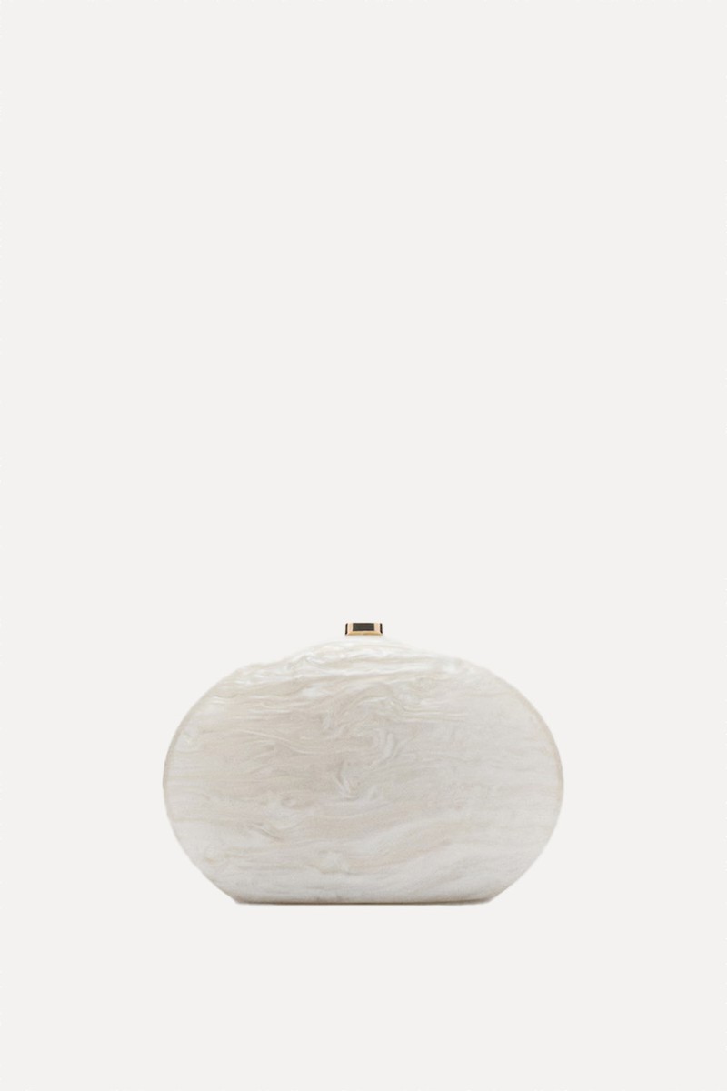 Oval Clutch Bag from Mango