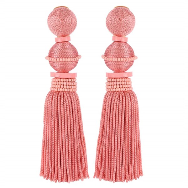 Tasselled Clip-On Earrings