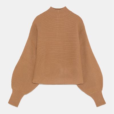 Sweater With Puff Sleeves from Zara