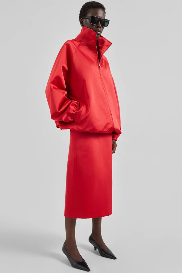 Baxter Satin Track Jacket from The Frankie Shop