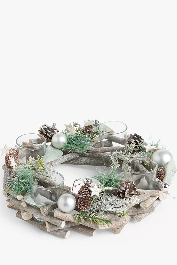 Polar Planet Pine Cone 4 Tealight Holder