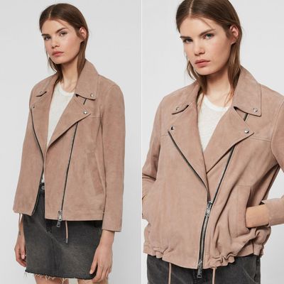 Suede Macey Biker Jacket