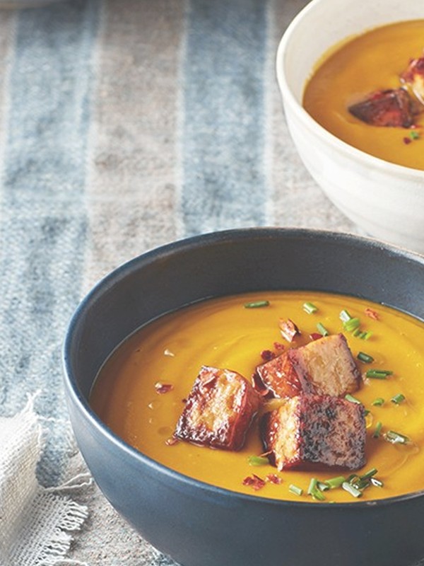Tumeric, Ginger & Sweet Potato Soup