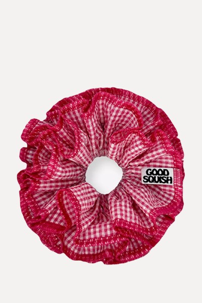 Baby Wilder Check Pattern Cotton-Blend Hair Scrunchie from Good Squish