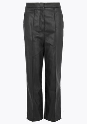 Faux Leather Trousers from M&S