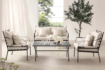 Haymes Indoor & Outdoor Metal Sofa Set With Coffee Table from Daals