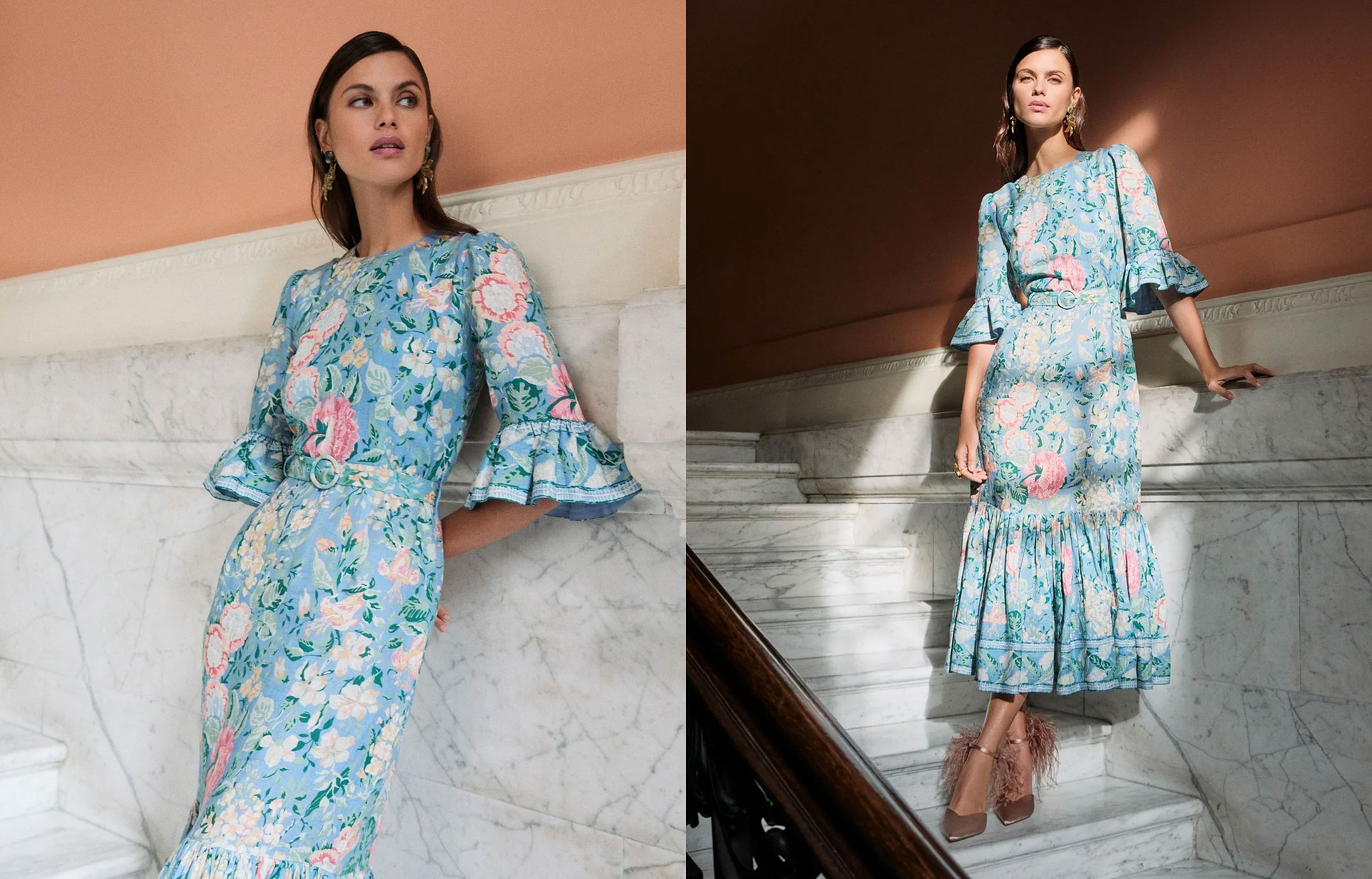 Aster Romantic Floral Dress from Beulah