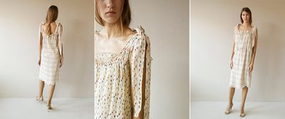Cotton And Silk Brushstroke Dress, £277