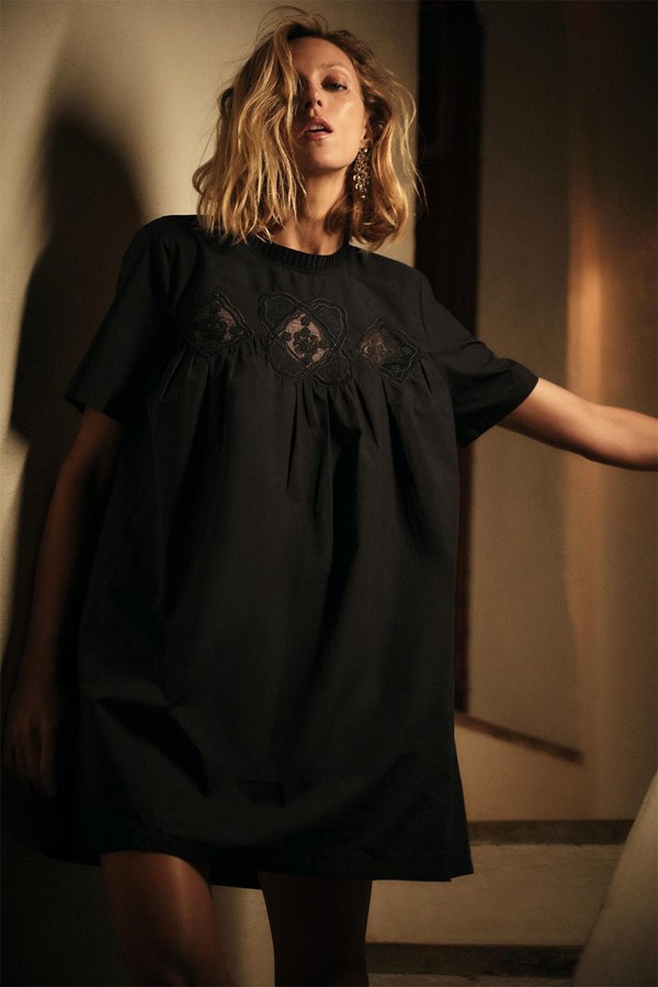 Embroidered Short Dress