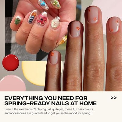 Even if the weather isn’t playing ball quite yet, these fun nail colours & accessories are guarant