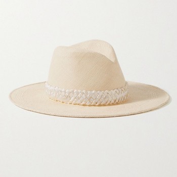 Jeanne Braided Straw Fedora from Gigi Burris