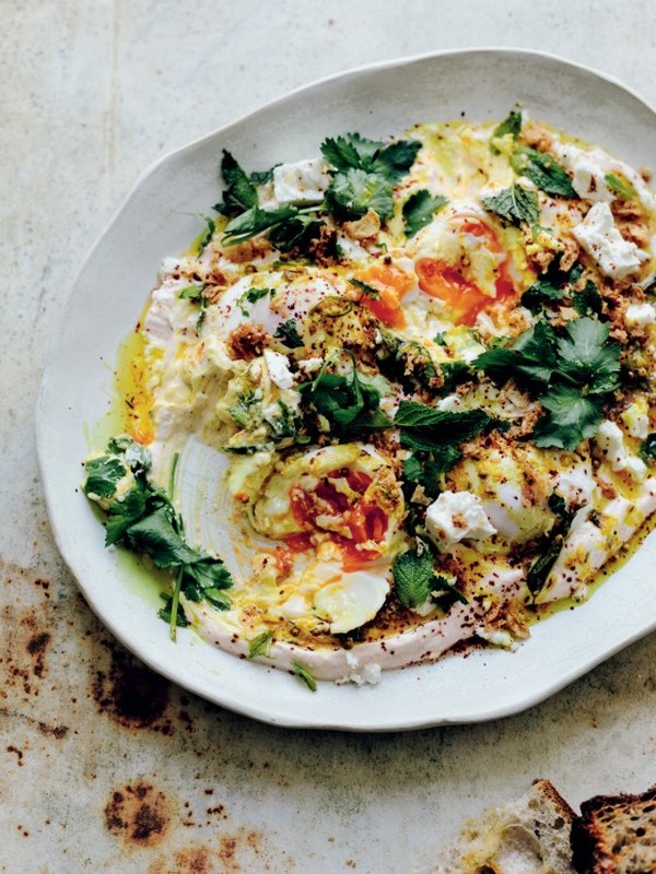 Masala Eggs, Yoghurt, Feta & Tempered Spice
