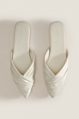 Slippers With Pleated Details from Zara Home