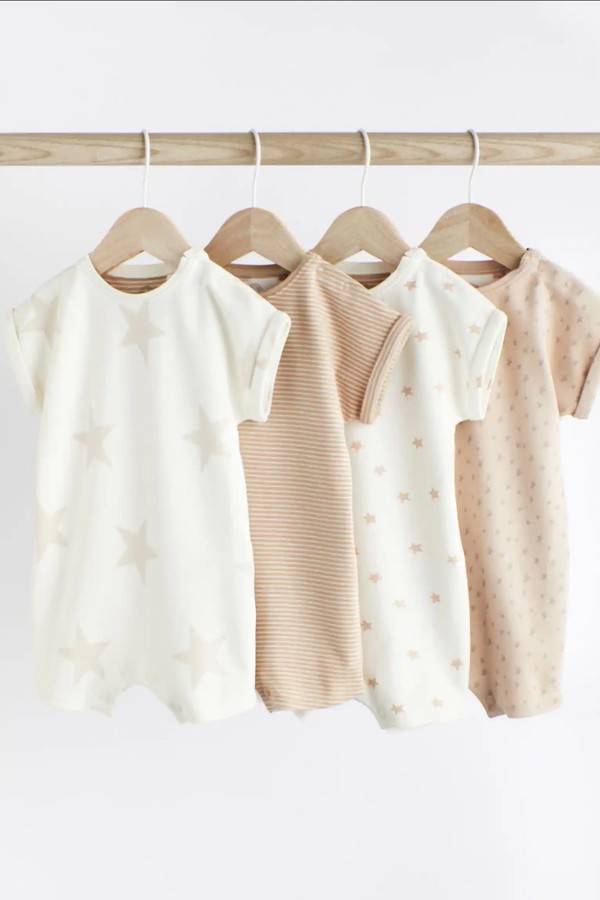Star Baby Romper 4 Pack