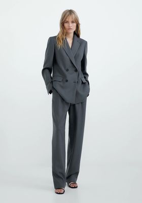 Wool Flannel Trousers from Massimo Dutti