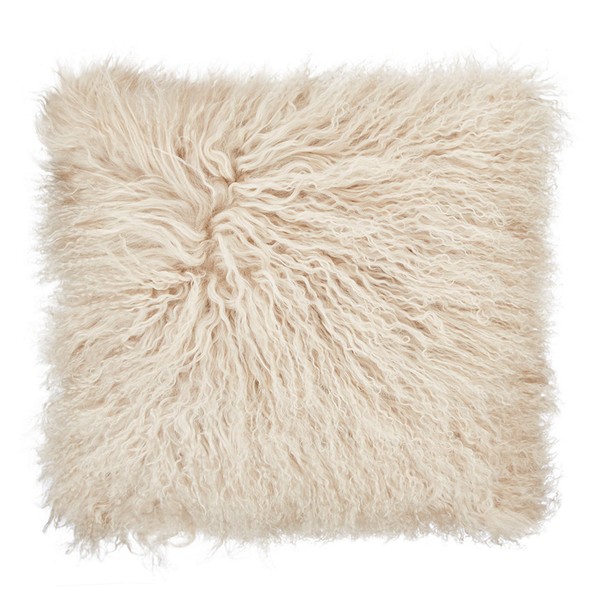 Mongolian Sheepskin Cushion from John Lewis & Partners