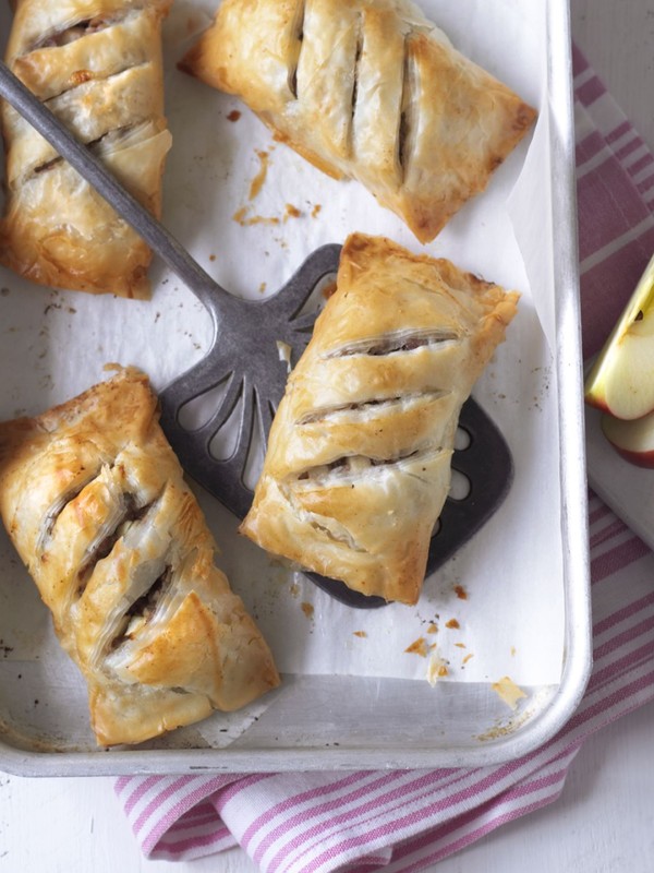 Apple & Sausage Filo Rolls