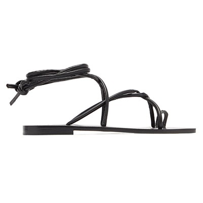 Kinsley Wraparound Leather Sandals from A.Emery