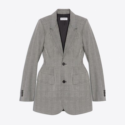 Hourglass Prince of Wales Blazer from Balenciaga