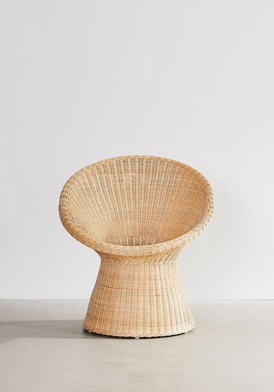 Pierce Wicker Lounge Chair