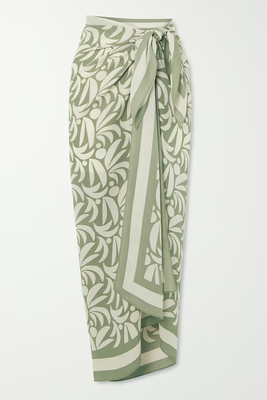  Printed Silk-Georgette Pareo from Matteau