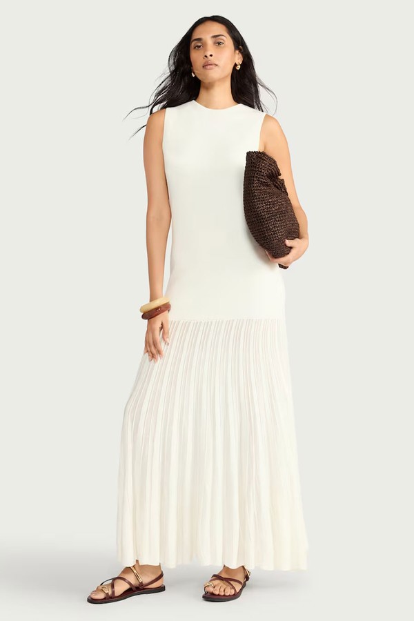 Knitted Drop Hem Maxi Dress from F&F