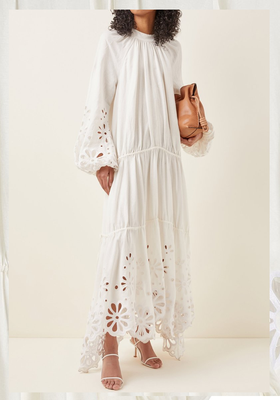 Anisa Broderie Anglaise Linen-Blend Maxi Dress, £864 Jonathan Simkhai